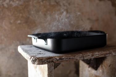 Форма для запекания 2,5л прямоугольная, чугунный вид Belle Cuisine Revol