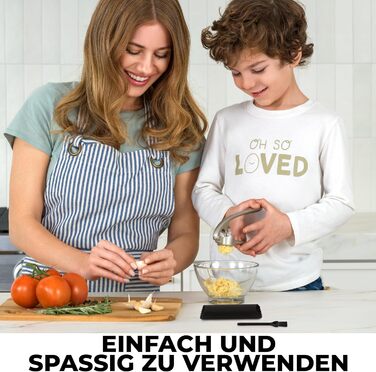 Кухонный пресс для чеснока с мягкой ручкой Zulay Kitchen