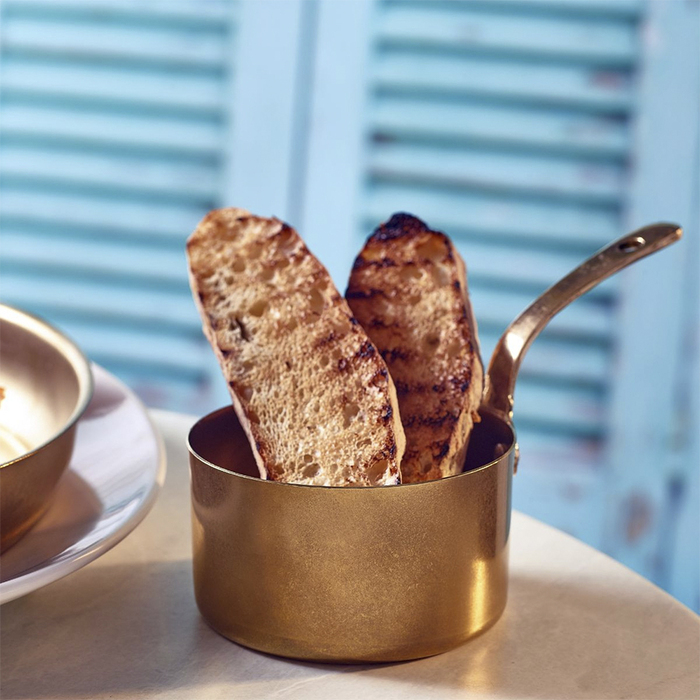 Мини-сотейник 7*3.75 см, 140 мл, Gold Vintage Steel, GenWare