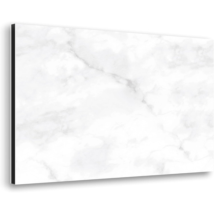 Алюмінієвий кухонний фартух, виготовлений в Італії, захищає плиту та стіну, миється та легко встановлюється, металевий фартух, 48 x 72 см (48x72, білий мармур)