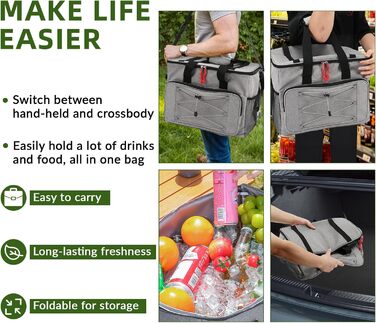 Складна термосумка 20 л Zikenis