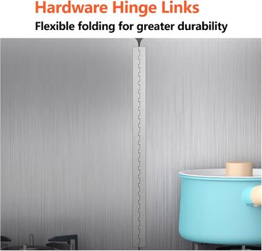 Складаний кухонний бризкозахисний екран 45 х 40 см SXKJQER