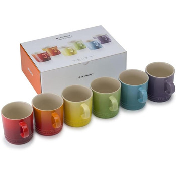 Набор из 6 кружек 350 мл, разноцветный Le Creuset