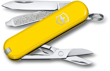 Ніж швейцарський 7 функцій, 58 мм, Victorinox Classic SD Colors Sunny Side