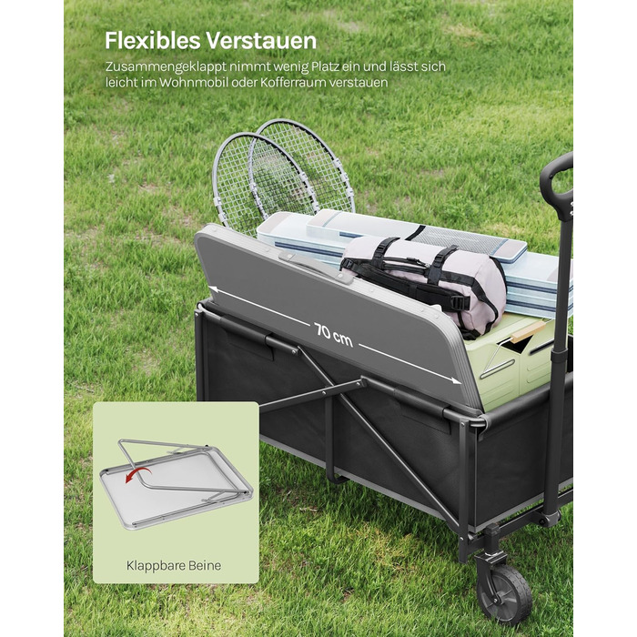 Кемпинговый стол 70 x 50 x 60 см WOLTU