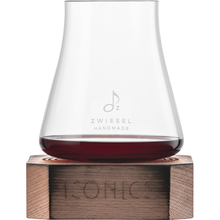 Бокал для вина 0,62 л на деревянной подставке Iconics Zwiesel Glas