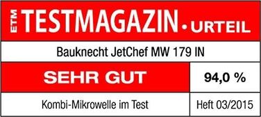Мікрохвильова піч 33 л Jet Chef MW 179 IN Bauknecht