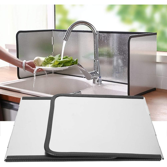 Складной брызгозащитный экран для кухонной плиты GEEKHOM
