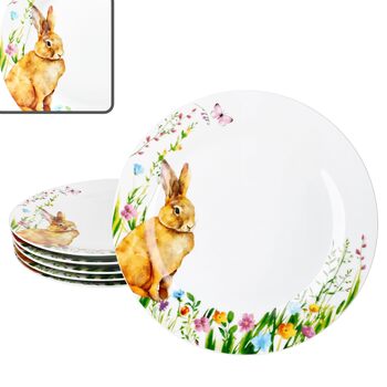 Набір з 6 обідніх тарілок на 6 осіб 27 см MamboCat