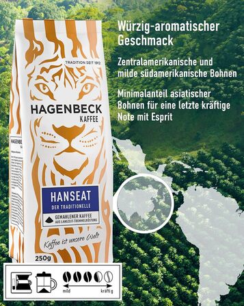 Кава - Кав&39ярня - Смажена кава - Мелені кавові зерна - 250 г - 100 арабіка - Ароматна - Традиційна кавова суміш (Подарунковий набір (5 упаковок), 250 г (5 упаковок))
