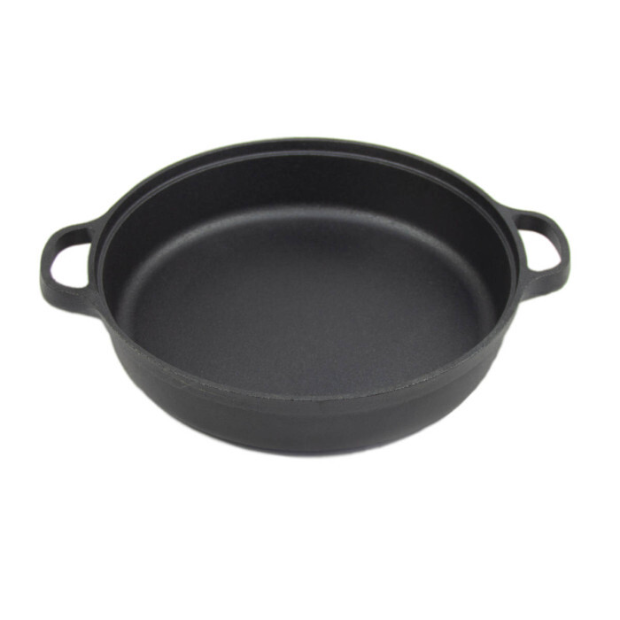 Чавунна сковорода з скляною кришкою Ø30 см GRILLI 777191 Код: 012714