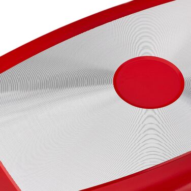 Жаровня с крышкой 5 л красная Relaxdays