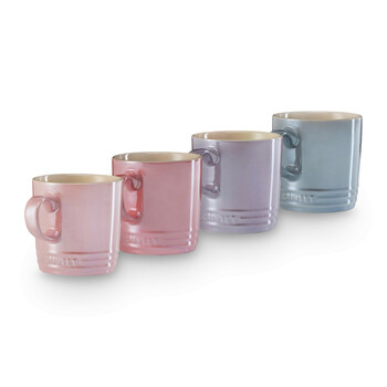 Набір чашок 4 предмети 350 мл Рожевий / Фіолетовий Metallics Le Creuset
