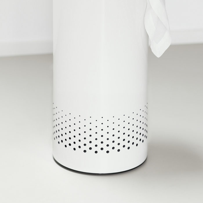 Бак для білизни (35л) білий з коркової кришкою Brabantia