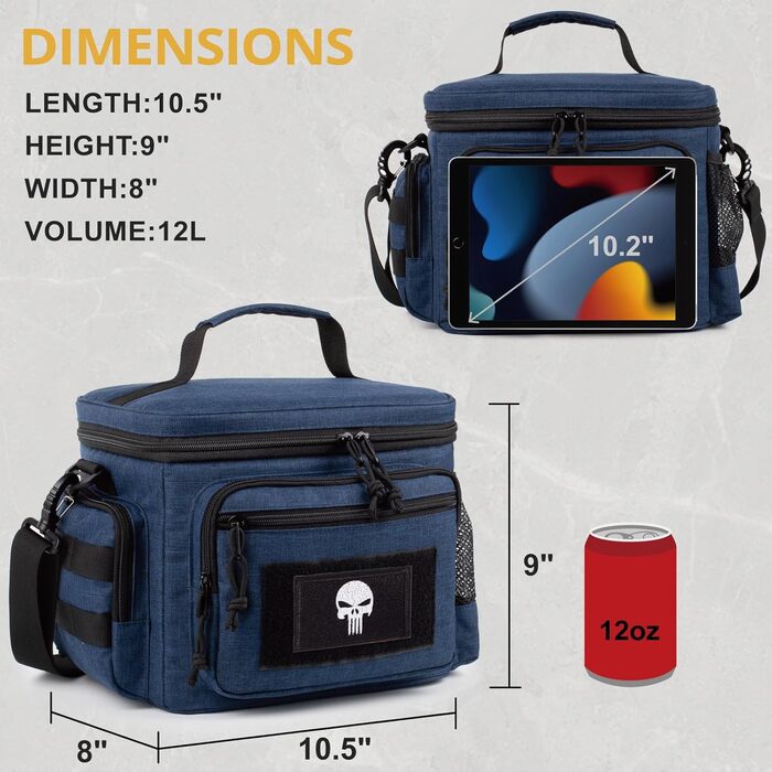 Термосумка 12,3 л синя Bunnychic