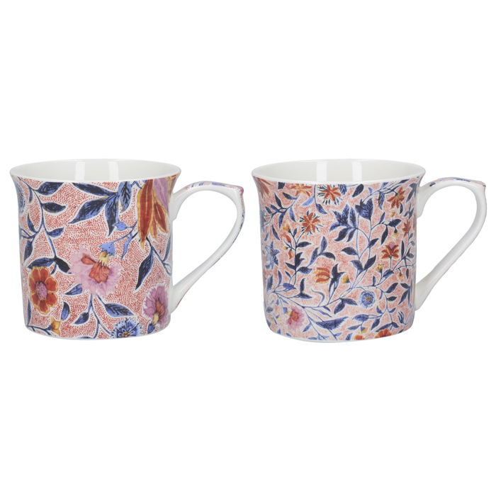 Набор кружек для чая CreativeTops Mughal Flowers Palace Mugs, фарфор, 300 мл, 2 шт.