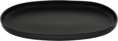 Набір посуду Uno серії з 16 предметів, комбінований набір з керамограніту (чорний, сервірувальне блюдо ), 22978