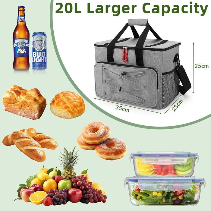 Складна термосумка 20 л Zikenis