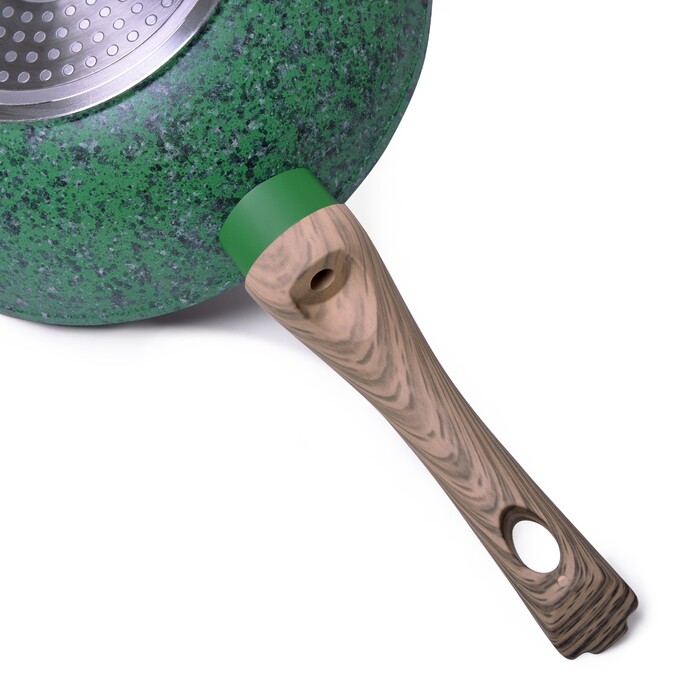 Глибока сковорідка Fissman MALACHITE 24x6,5см (14309)