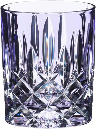Цветные бокалы для виски в индивидуальной упаковке, стакан для виски из хрусталя, 295 мл, (фиолетовый)