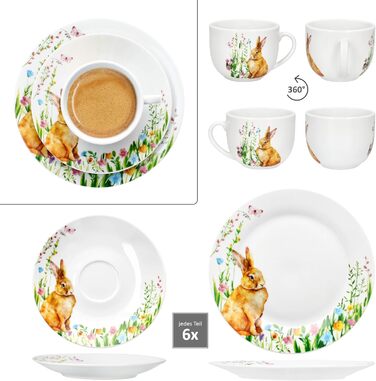 Кавовий набір 18 предметів у весняному стилі MamboCat