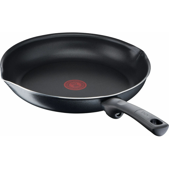 Сковорода с крышкой Tefal Day by Day, 20см, с крышкой, алюминий, бакелит, стекло, черный