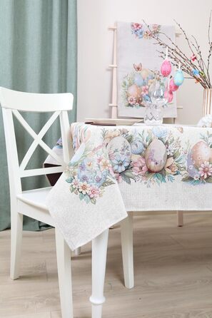 Скатертина 140 х 240 см "Пасхальні яйця" textile idea