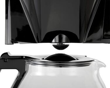 Капельная кофеварка - со стеклянным кувшином, черный Vialex
