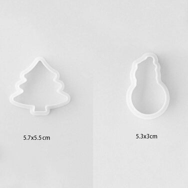 Набір з 8 форм для печива Пряниковий будиночок, пластик Cabilock