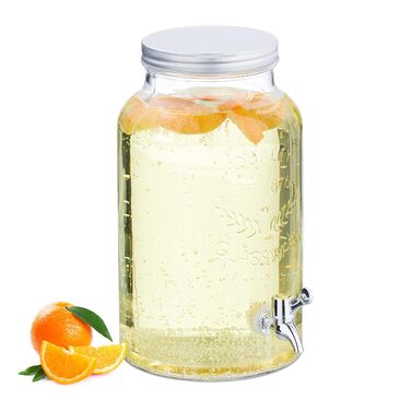 Диспенсер для напитков с краном и крышкой 5 л Relaxdays