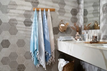 Полотенце Ardesto SPA 90х170см, 100% хлопок, синий