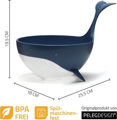 Друшляк для пасти у формі кита PELEG DESIGN