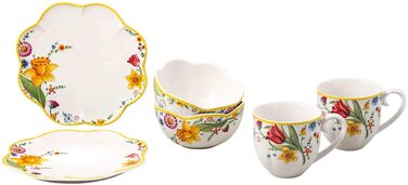 Набір столового посуду для сніданку на 2 персони, 6 предметів «Весняне пробудження» Квіти Spring Awakening Villeroy & Boch