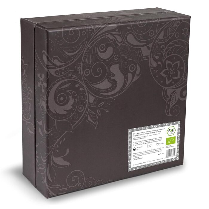 Подарочный набор премиального травяного чая, 9 пирамидальных пакетиков 9 разных сортов Creano