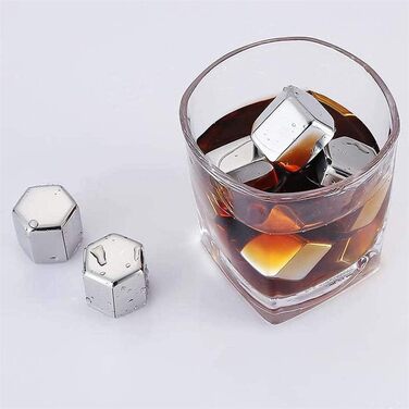 Набір охолоджуючих каменів для віскі з нержавіючої сталі Ulalaza