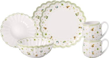 Набір столового посуду для сніданку на 2 персони, 6 предметів Easter Delight Villeroy & Boch