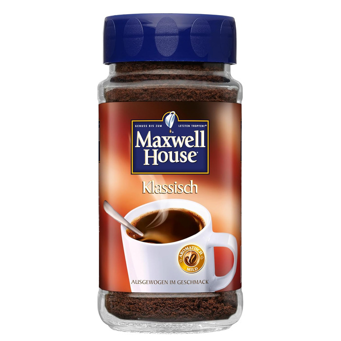Розчинна кава Classic, банка 200 г на 112 порцій Maxwell House