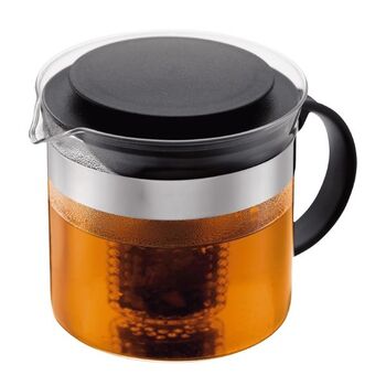 Заварочный чайник с фильтром, черный, 1 л, Bistro Nouveau Bodum