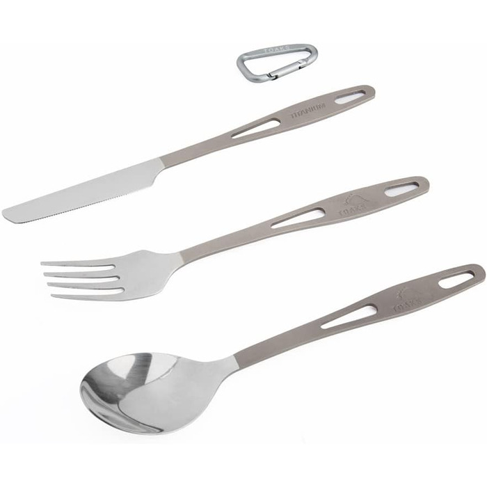 Набір столових приборів з титану 3 предмета TOAKS