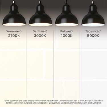 Наклейки для плитки, що самоклеяться - упаковка з 5 аркушів 29,36 см x 21,29 см - 3D самоклеючі ПВХ наклейки для плитки та фартуха для кухні, ванної кімнати та стін, кольорова та водонепроникна плитка (чисто-білий колір)