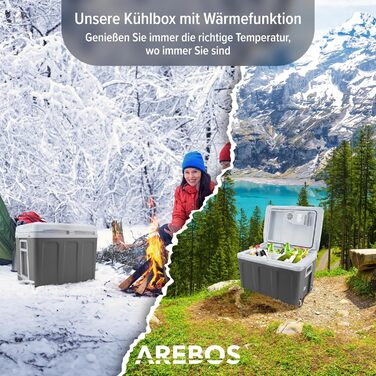 Автохолодильник 40 л чорний Arebos