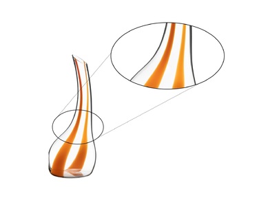 Декантер ручной работы Cornetto Arancio 0,75 л, черный Riedel