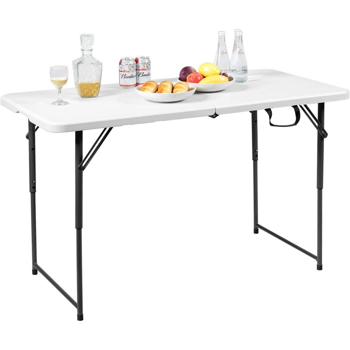 Складной кемпинговый стол белый RELAX4LIFE