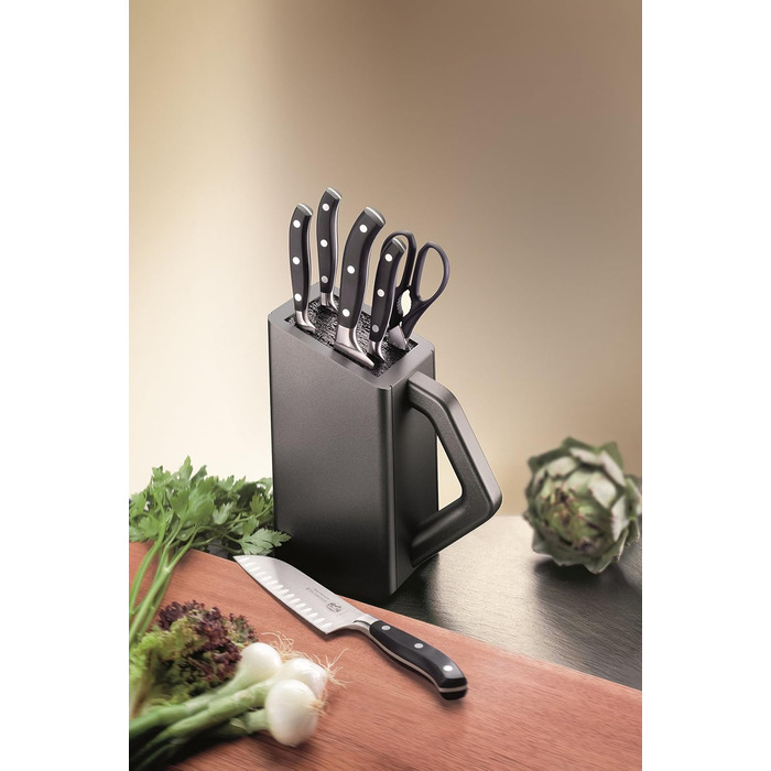 Набор кухонных ножей в деревянном блоке Victorinox