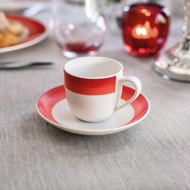 Блюдце до чашки для еспресо / мокко 12 см Colourful Life Deep Red Villeroy & Boch