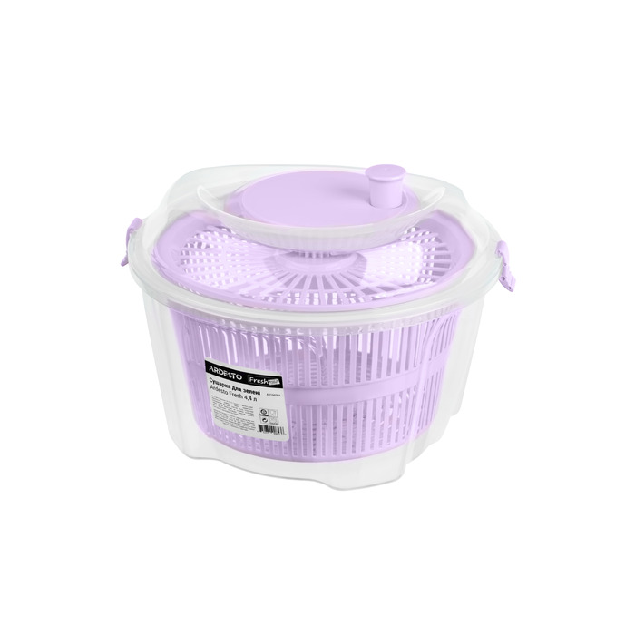Сушилка для салата Ardesto Fresh, 4.4л, пластик, лиловый