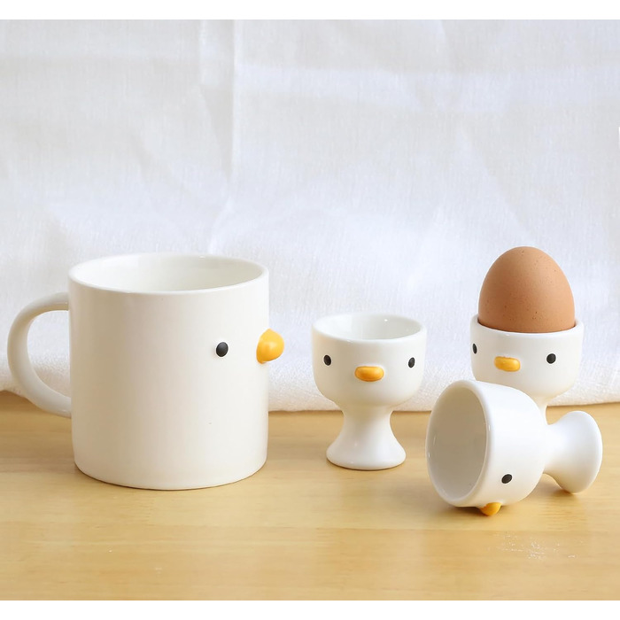 Набор из 3 милых чашек для яиц TULANDOT