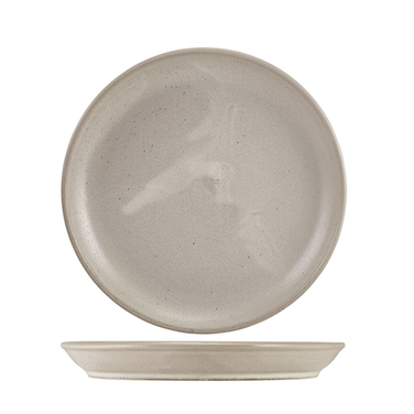 Тарелка круглая 24 см, Terra Stoneware Antigo Cinza, GenWare