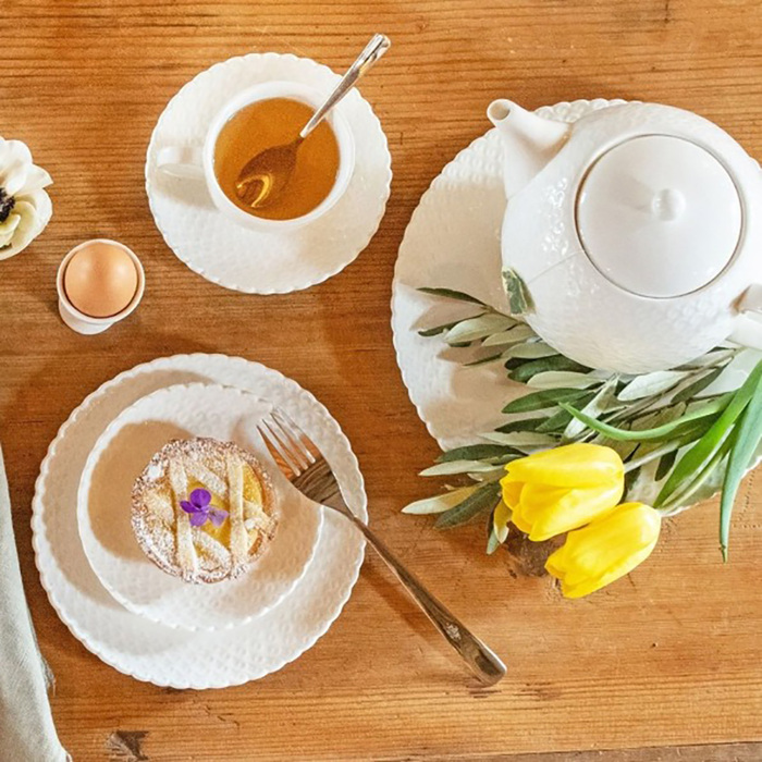 Кухоль для заварювання чаю з кришкою та сітечком La Porcellana Bianca MOMENTI, порцеляна, 380 мл