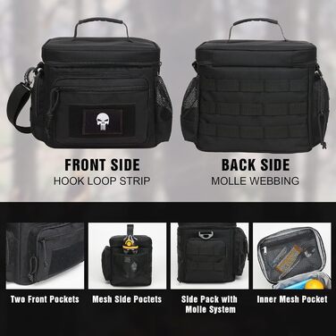 Термосумка 12,3 л чорна Bunnychic